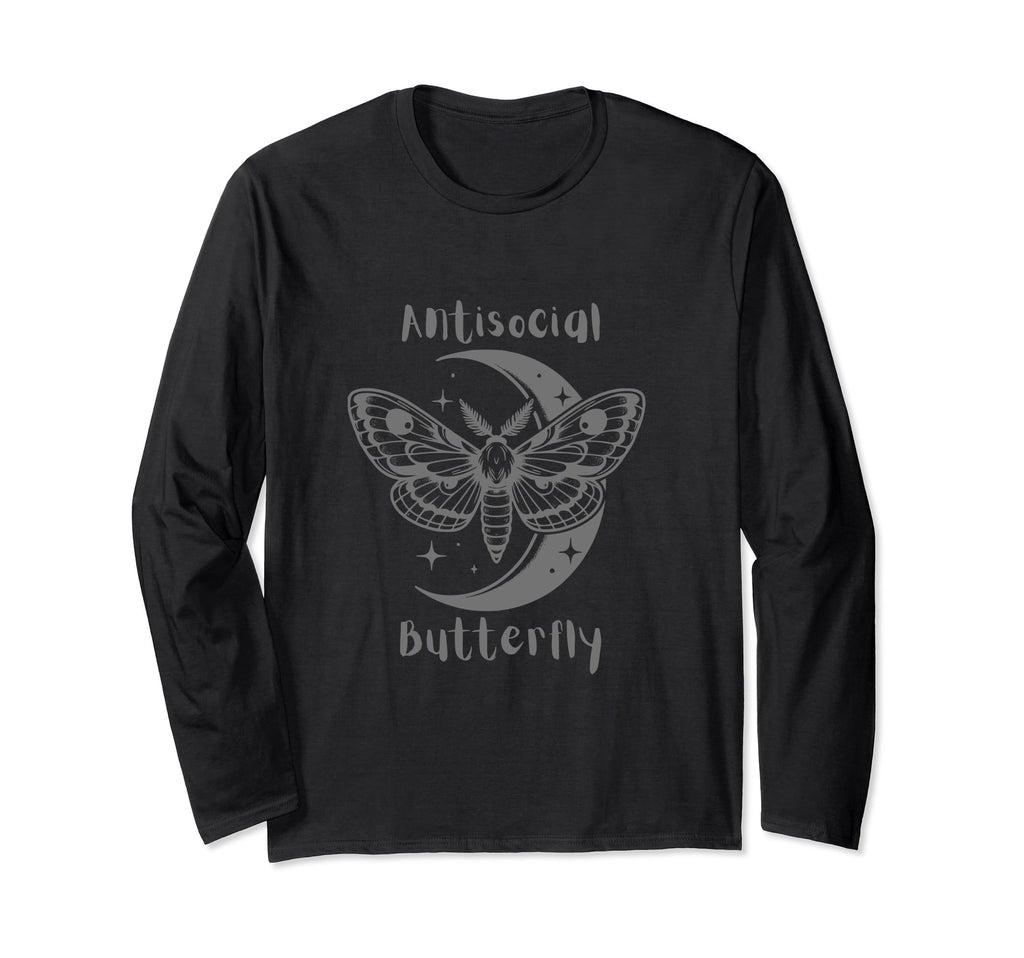 Antisocial Butterfly T-Shirt - Unique Graphic for Adults - T-Shirt, Sweatshirt, Hoodie
