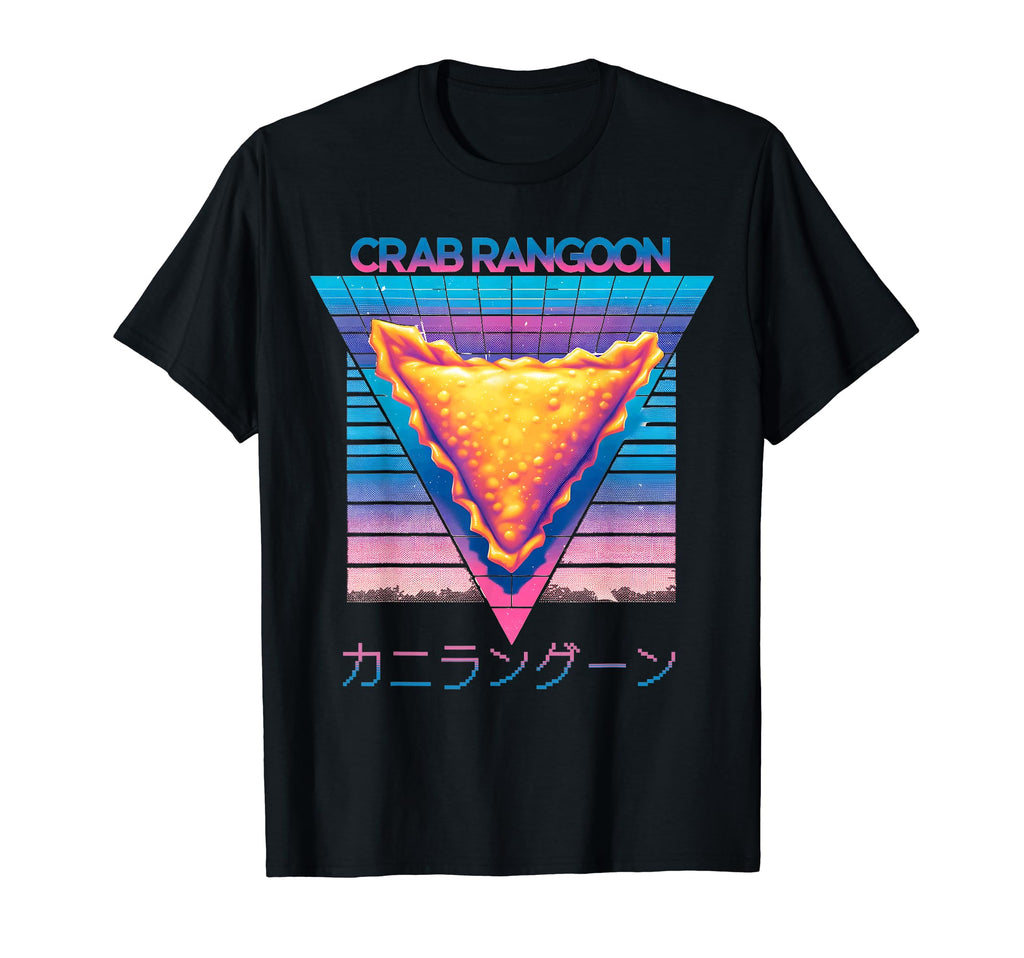 Vaporwave Crab Rangoon Goons Meme 80S T-Shirt - Graphic Print for Adults - T-Shirt, Sweatshirt, Hoodie