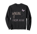 Anti Social Butterfly Introvert Sweatshirt - Novelty Apparel for Adults - T-Shirt, Sweatshirt, Hoodie