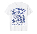 Unhinged And Feral Cowboy Raccoon Ufo T-Shirt - Custom Art Print Unisex - T-Shirt, Sweatshirt, Hoodie