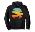 Havanese 60S 70S Sunset Dog Lovers Hoodie - Minimalist Print for Adults - T-Shirt, Sweatshirt, Hoodie