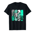Light Teal Aqua Western Stripes T-Shirt - Fun Novelty Design for Adults - T-Shirt, Sweatshirt, Hoodie