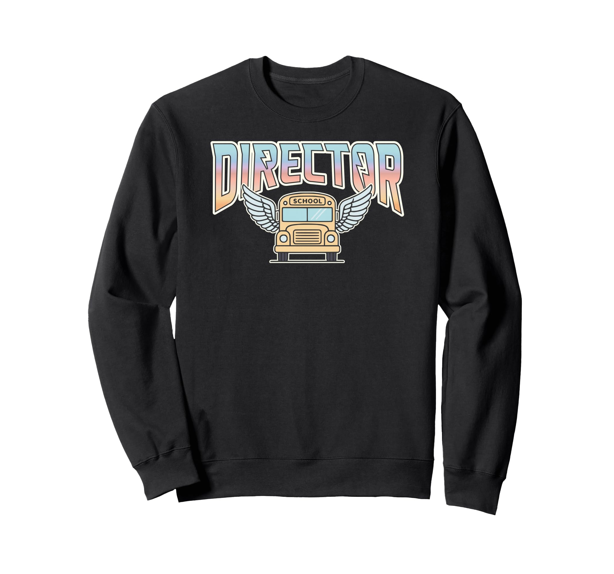 School Director Bus Rock Band Sweatshirt - Graphic Print Men Women - T-Shirt, Sweatshirt, Hoodie
