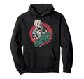 Skateboarder Skeleton Skull Hoodie - Custom Art Print for Adults - T-Shirt, Sweatshirt, Hoodie