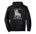Skates Skater Roller Skating Hoodie - Novelty Apparel Unisex - T-Shirt, Sweatshirt, Hoodie