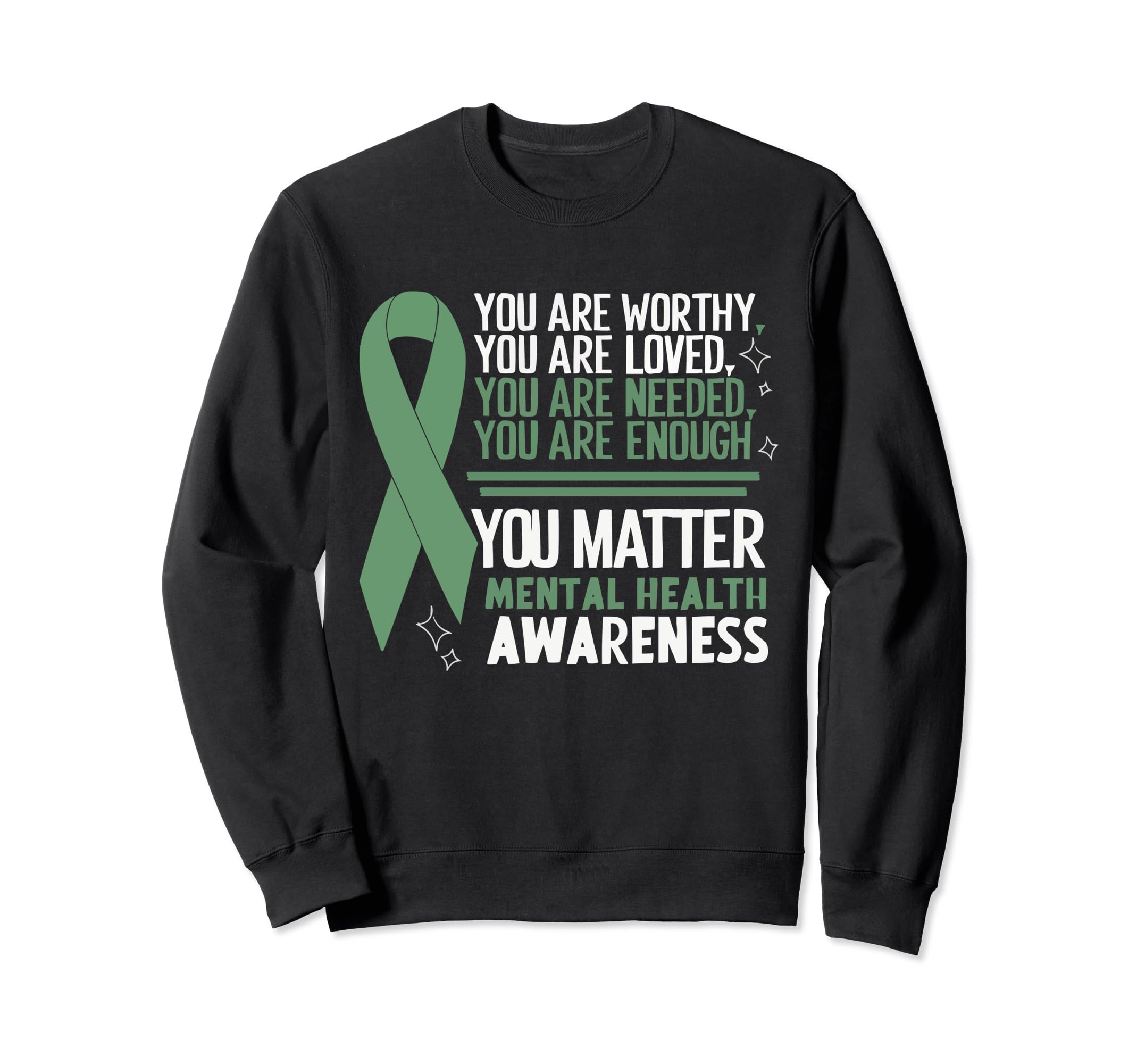 Suicide Awareness Depression Sweatshirt - Fun Novelty Design for Adults - T-Shirt, Sweatshirt, Hoodie