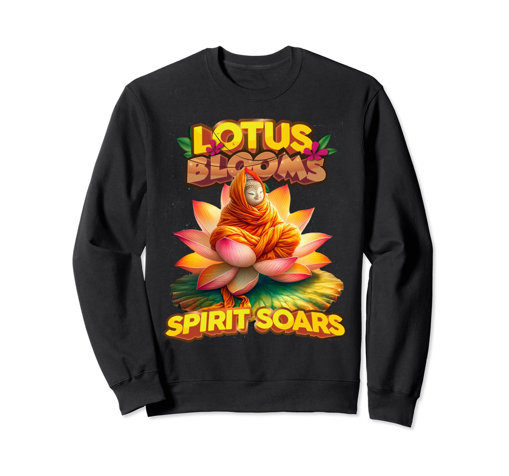 Lotus Blooms Spirit Soars Mayana New Sweatshirt - Novelty Apparel Unisex - T-Shirt, Sweatshirt, Hoodie