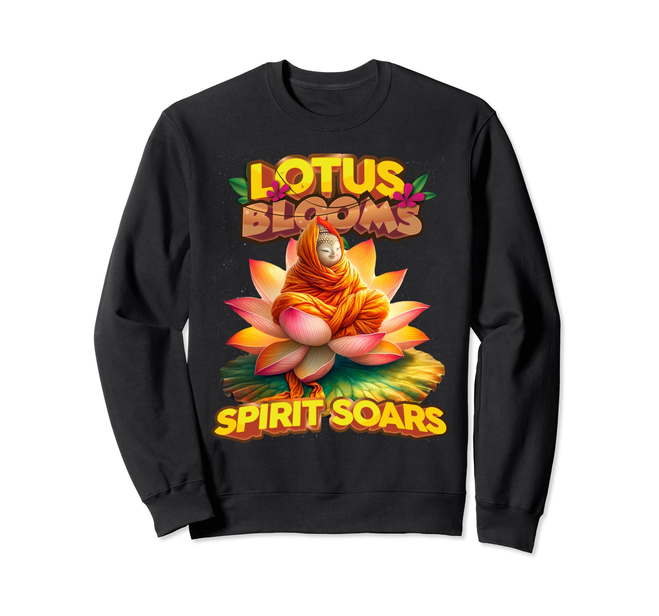 Lotus Blooms Spirit Soars Mayana New Sweatshirt - Novelty Apparel Unisex - T-Shirt, Sweatshirt, Hoodie