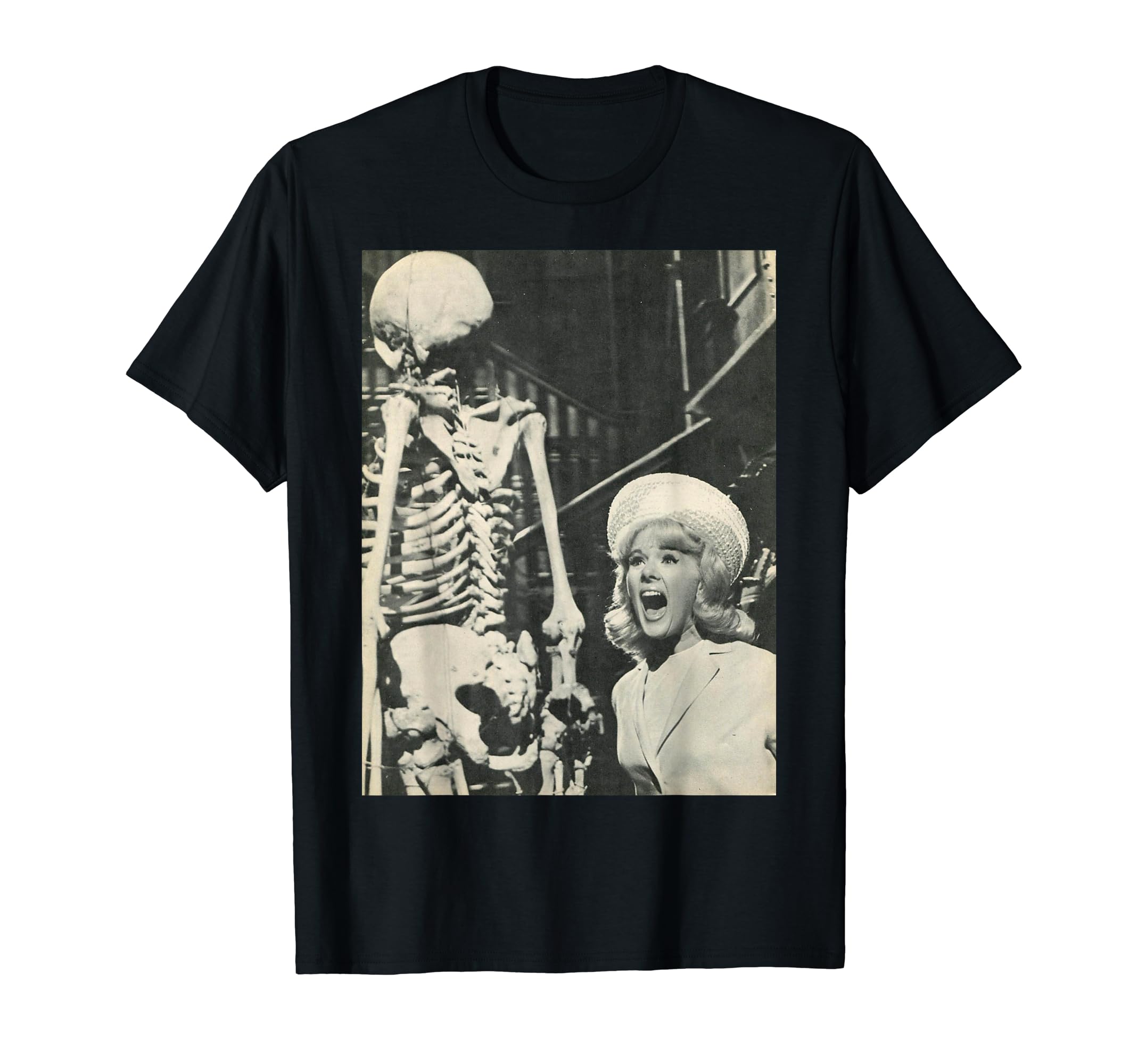Sci Fi Pin Up Skeleton Science Fiction T-Shirt - Trendy Graphic Unisex - T-Shirt, Sweatshirt, Hoodie