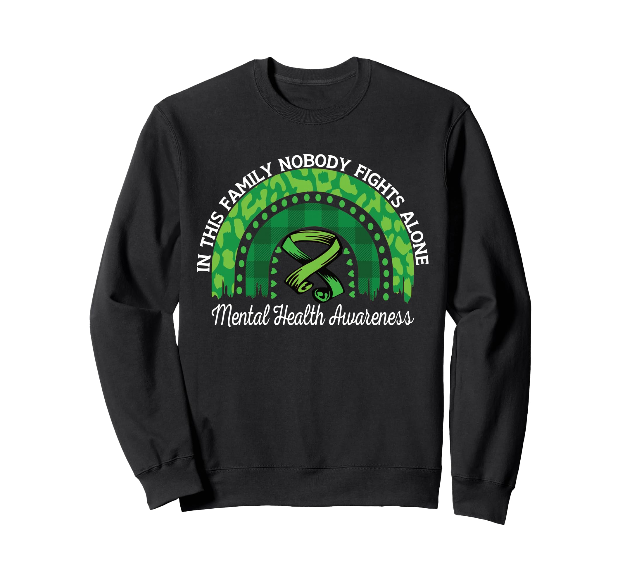 This Family Nobody Fights Alone Sweatshirt - Novelty Apparel for Adults - T-Shirt, Sweatshirt, Hoodie