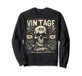 1978 Born 1978 Birthday Skull Sweatshirt - Custom Art Print Men Women - T-Shirt, Sweatshirt, Hoodie