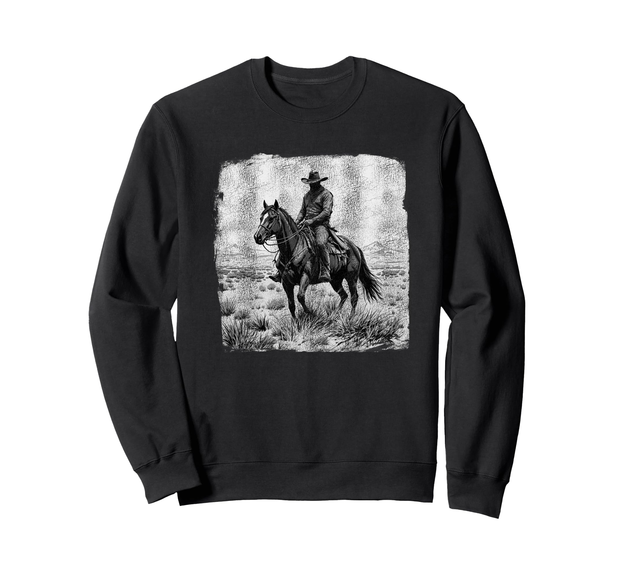 Cowboy Western Sweatshirt - Streetwear Style Unisex - T-Shirt, Sweatshirt, Hoodie