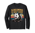 Opossum Therapeutic Screaming Stress T-Shirt - Custom Art Print Men Women - T-Shirt, Sweatshirt, Hoodie