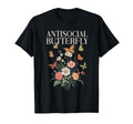 Antisocial Butterfly Fairycore Aesthetic T-Shirt - Trendy Graphic Unisex - T-Shirt, Sweatshirt, Hoodie