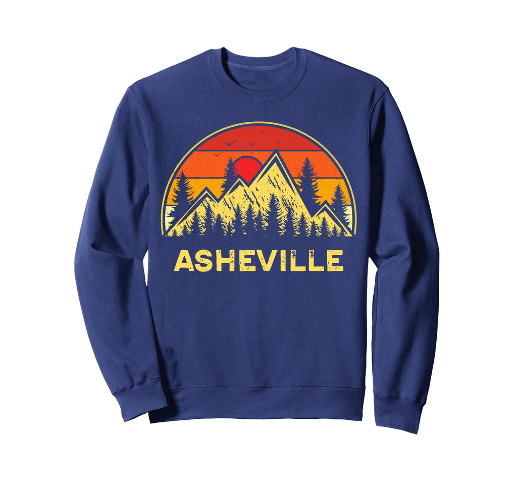 Asheville North Carolina Nc Mountains Sweatshirt - Trendy Graphic Unisex - T-Shirt, Sweatshirt, Hoodie
