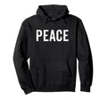 Peace Minimalist Calm Mindfulness Hoodie - Fun Novelty Design Men Women - T-Shirt, Sweatshirt, Hoodie