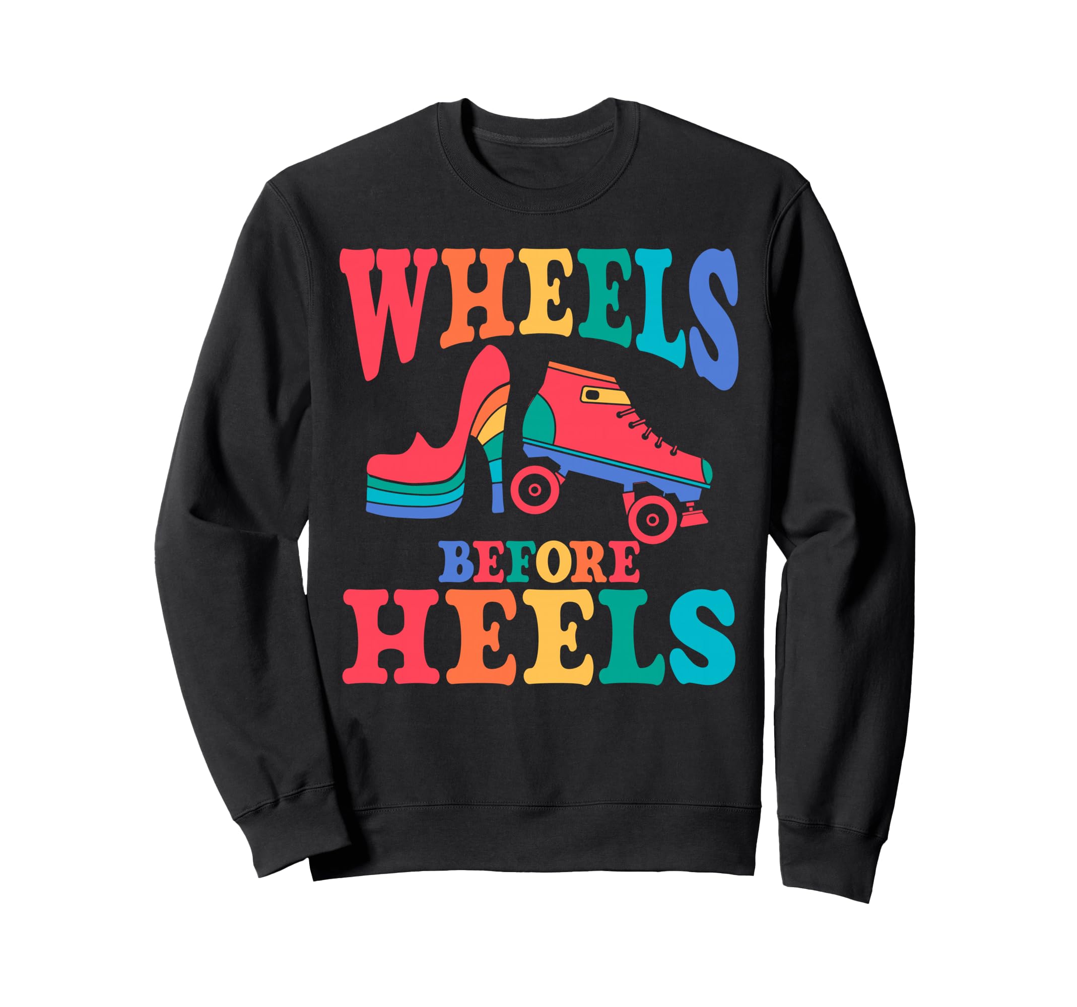 Roller Skating Skate 1970S Wheels Sweatshirt - Novelty Apparel Men Women - T-Shirt, Sweatshirt, Hoodie