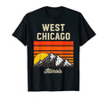 West Chicago Illinois City State Usa T-Shirt - Minimalist Print for Adults - T-Shirt, Sweatshirt, Hoodie