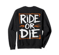 Back Typography Calligraphy Font Sweatshirt - Trendy Graphic for Adults - T-Shirt, Sweatshirt, Hoodie