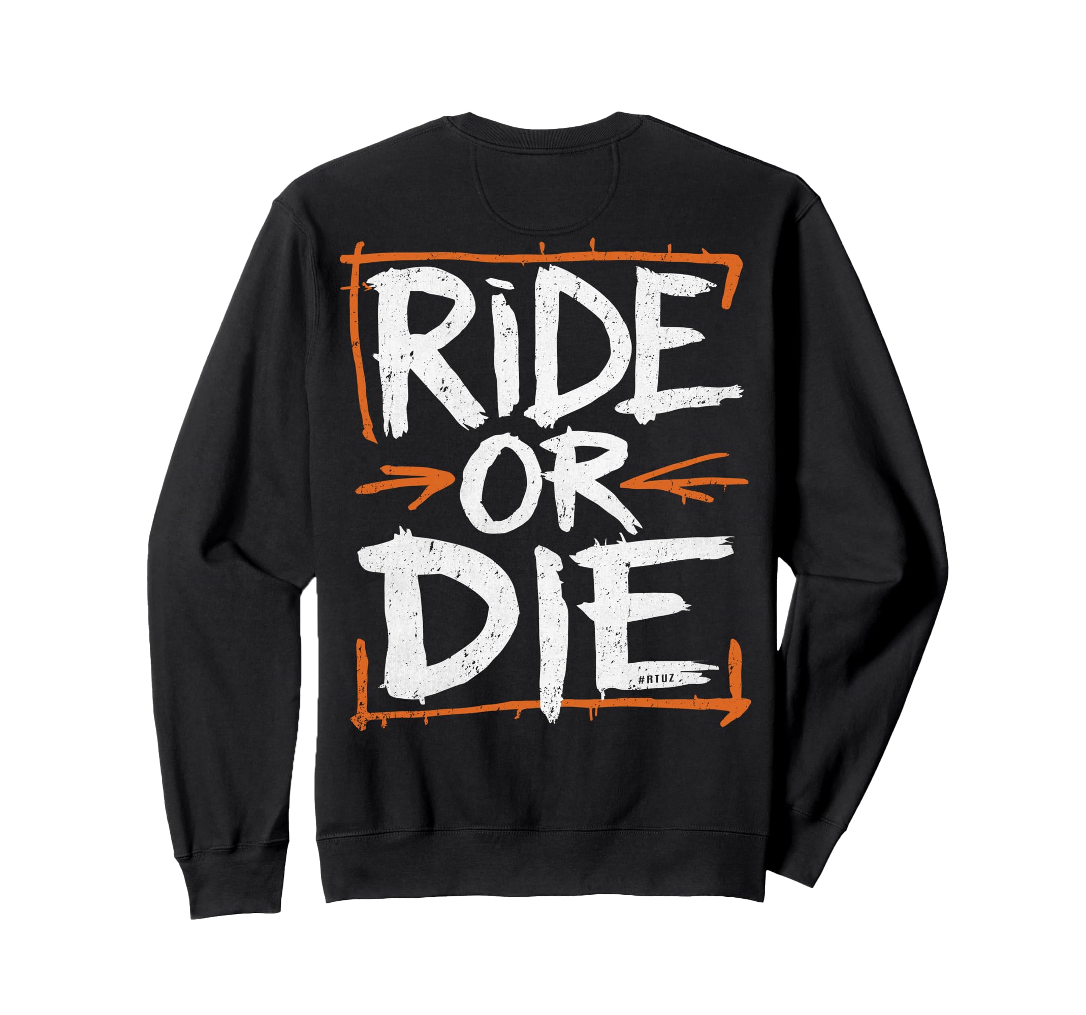 Back Typography Calligraphy Font Sweatshirt - Trendy Graphic for Adults - T-Shirt, Sweatshirt, Hoodie