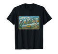 Colorado 50S Travel Souvenir Post Art T-Shirt - Aesthetic Graphic Men Women - T-Shirt, Sweatshirt, Hoodie