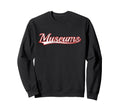 Museums Art History Varsity Distressed Sweatshirt - Unique Graphic Unisex - T-Shirt, Sweatshirt, Hoodie