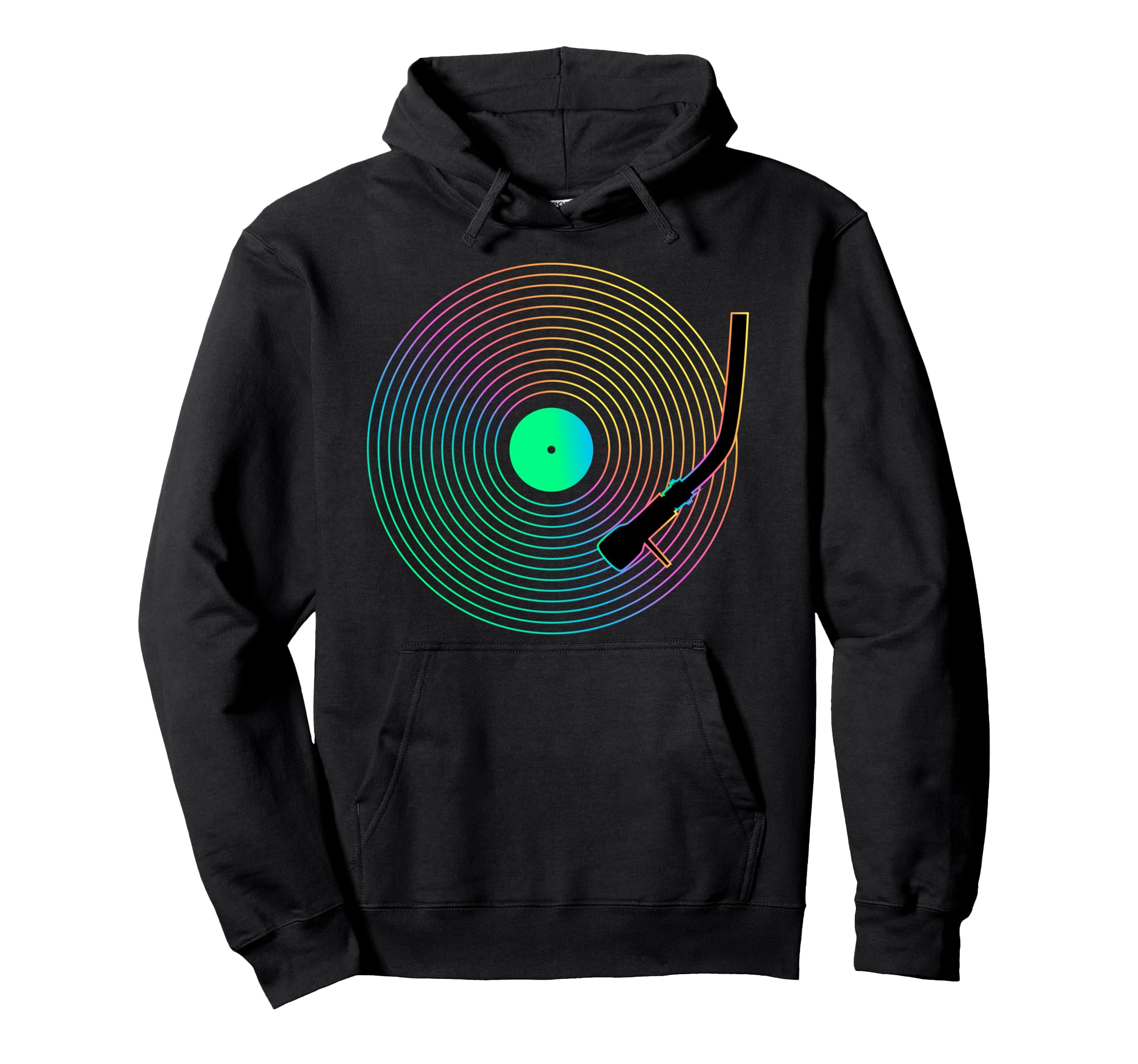 Funny Vinyl Record Player Sketch Hoodie - Aesthetic Graphic for Adults - T-Shirt, Sweatshirt, Hoodie