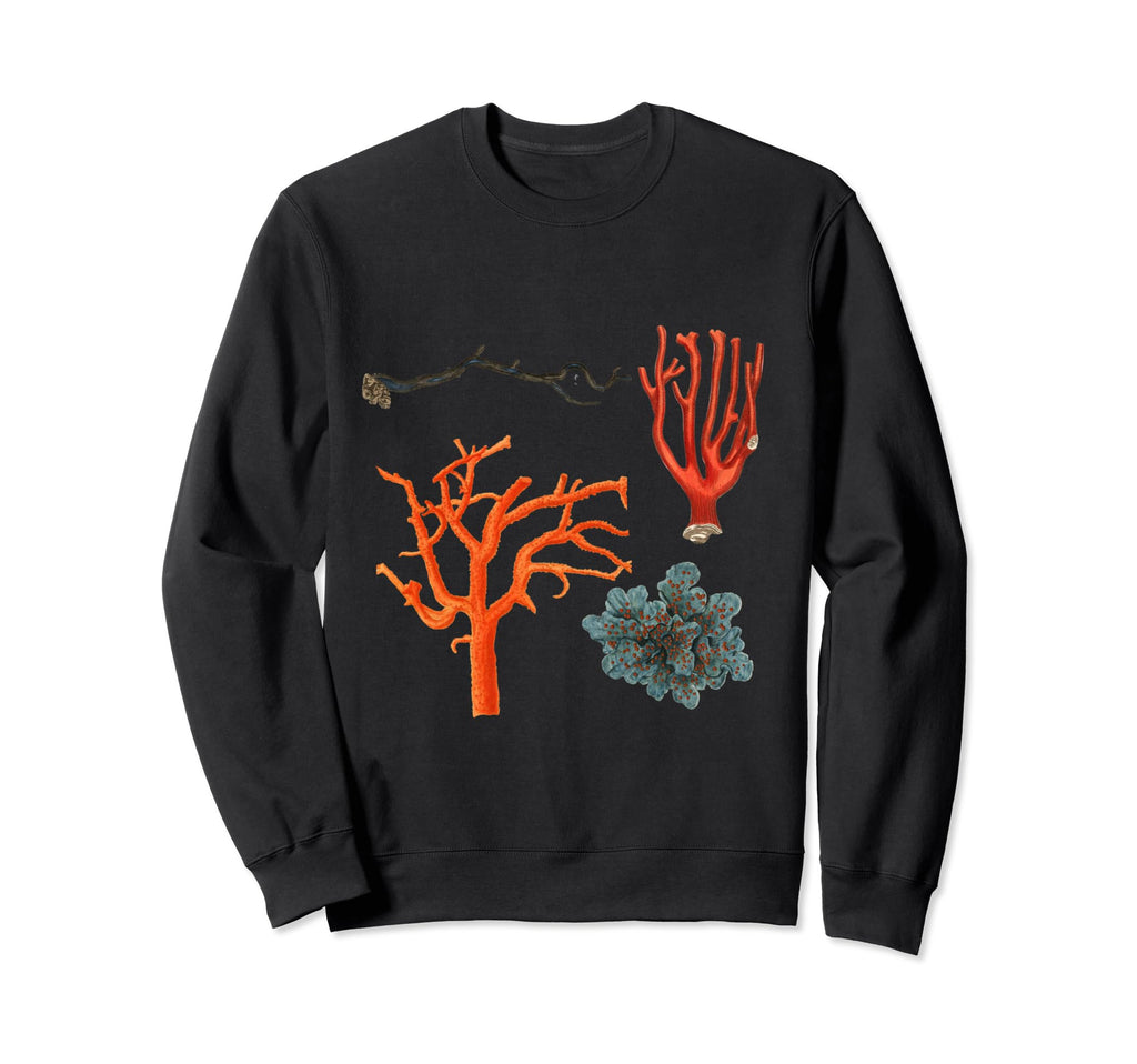 Coral Illustrations Ocean Lovers Sweatshirt - Streetwear Style for Adults - T-Shirt, Sweatshirt, Hoodie