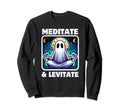Ghost Meditation Spiritual Halloween Sweatshirt - Custom Art Print Unisex - T-Shirt, Sweatshirt, Hoodie
