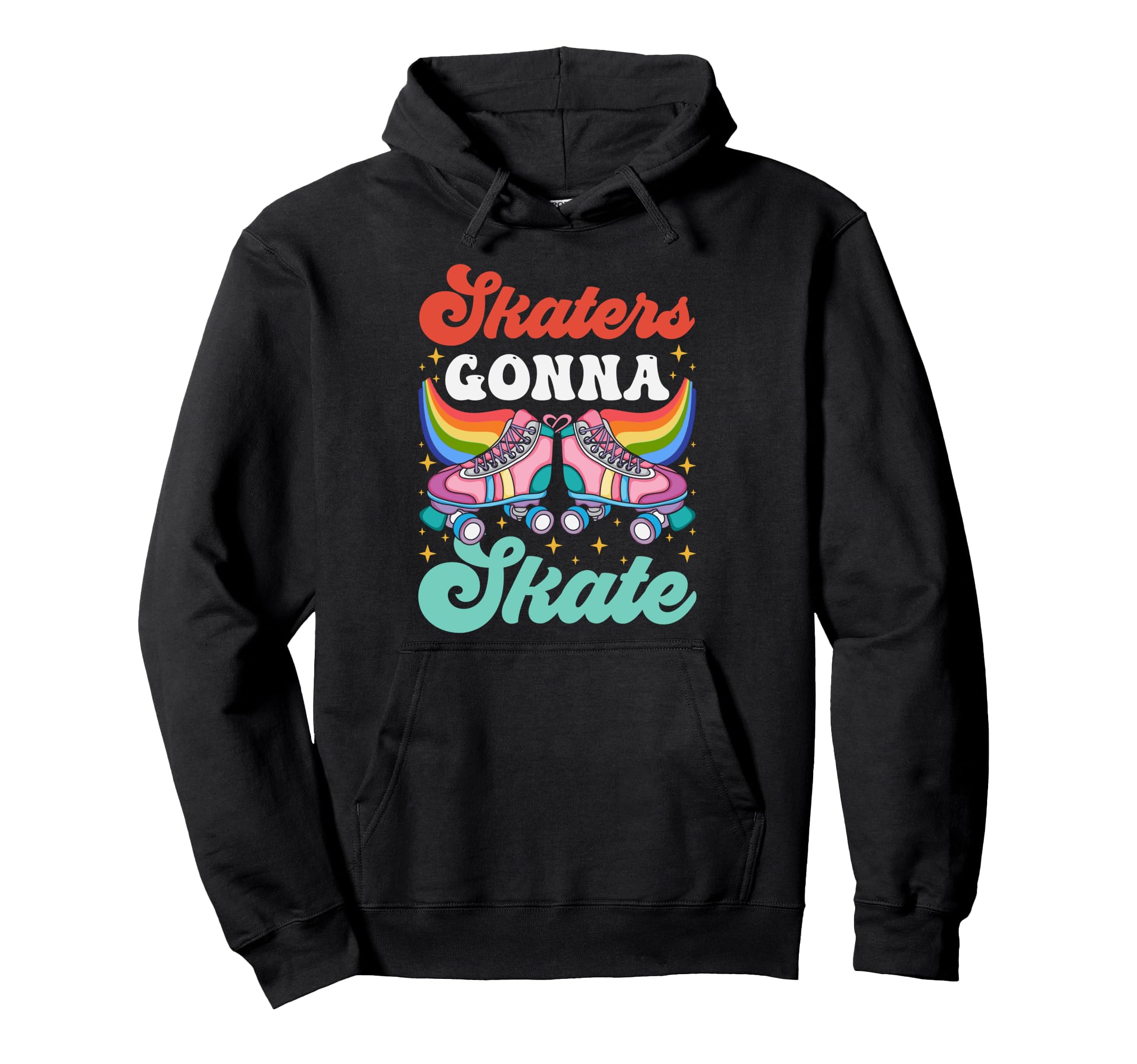 Roller Skating Skate 1970S Skaters Hoodie - Casual Everyday Wear Unisex - T-Shirt, Sweatshirt, Hoodie
