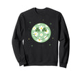 St Patricks Day Daisy Pattern Sweatshirt - Streetwear Style for Adults - T-Shirt, Sweatshirt, Hoodie