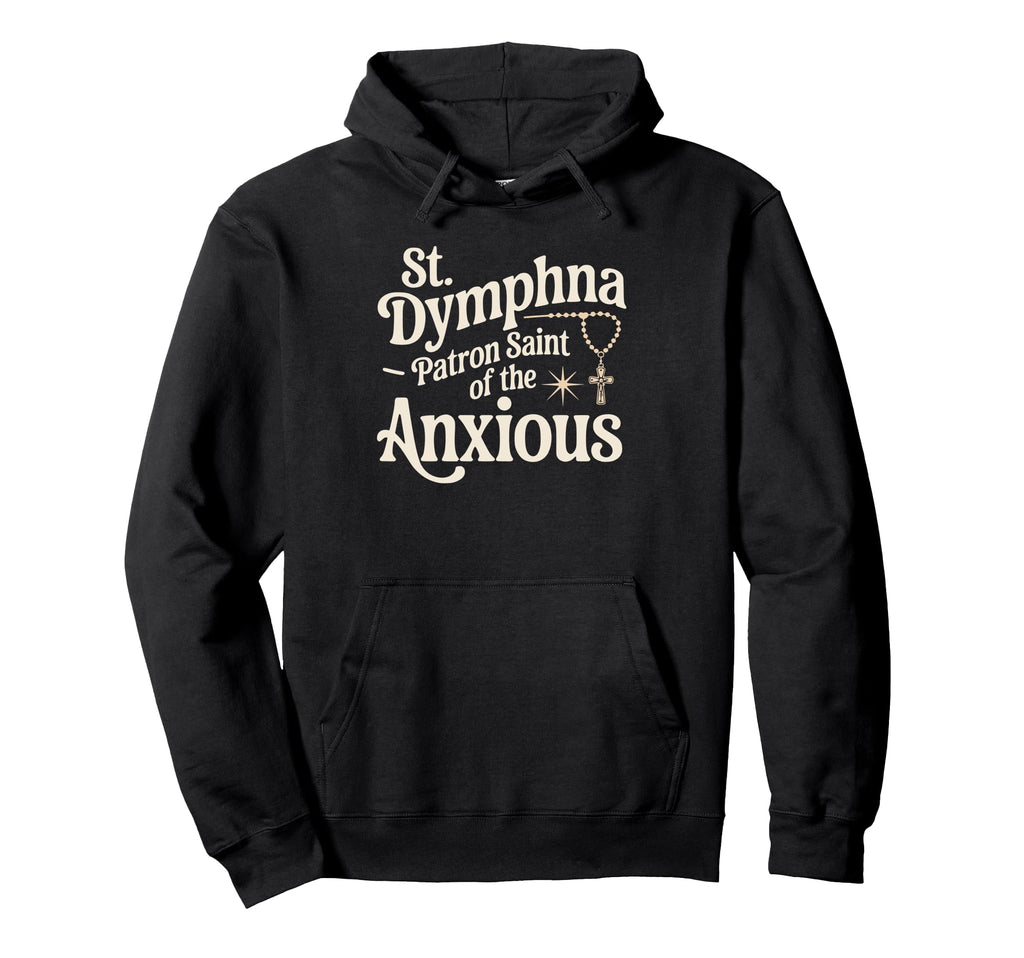St Dymphna Catholic Mom Patron Hoodie - Aesthetic Graphic Men Women - T-Shirt, Sweatshirt, Hoodie
