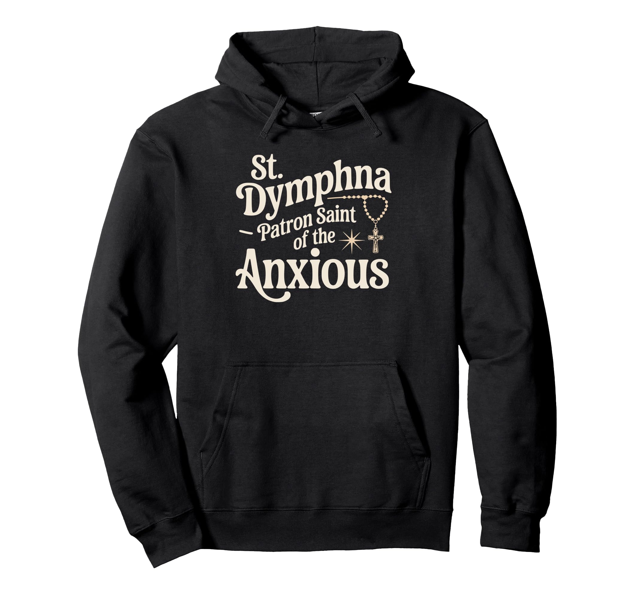 St Dymphna Catholic Mom Patron Hoodie - Aesthetic Graphic Men Women - T-Shirt, Sweatshirt, Hoodie