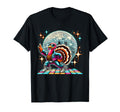Disco Turkey Halloween Tees Black T-Shirt - Novelty Apparel Men Women - T-Shirt, Sweatshirt, Hoodie