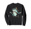 Meditation Tuna Yoga Pose Sweatshirt - Aesthetic Graphic for Adults - T-Shirt, Sweatshirt, Hoodie