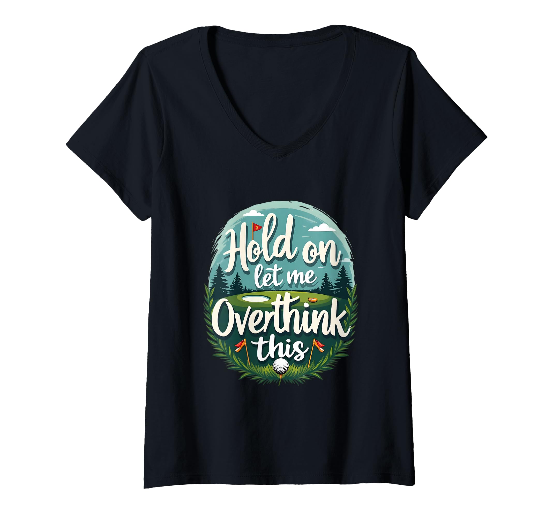 Womens Hold Let Me Overthink This T-Shirt - Minimalist Print Men Women - T-Shirt, Sweatshirt, Hoodie
