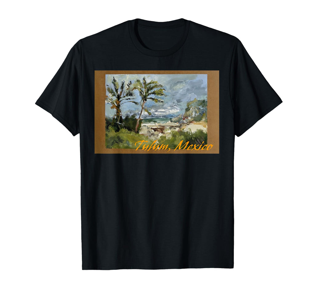 Postcard Tulum Mexico Travel Souvenir T-Shirt - Unique Graphic Men Women - T-Shirt, Sweatshirt, Hoodie