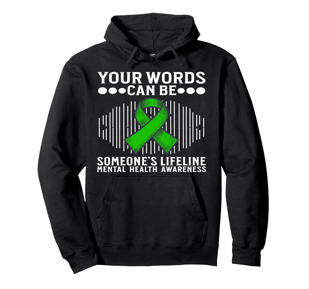 Mental Health Awareness Month Items Hoodie - Minimalist Print Men Women - T-Shirt, Sweatshirt, Hoodie
