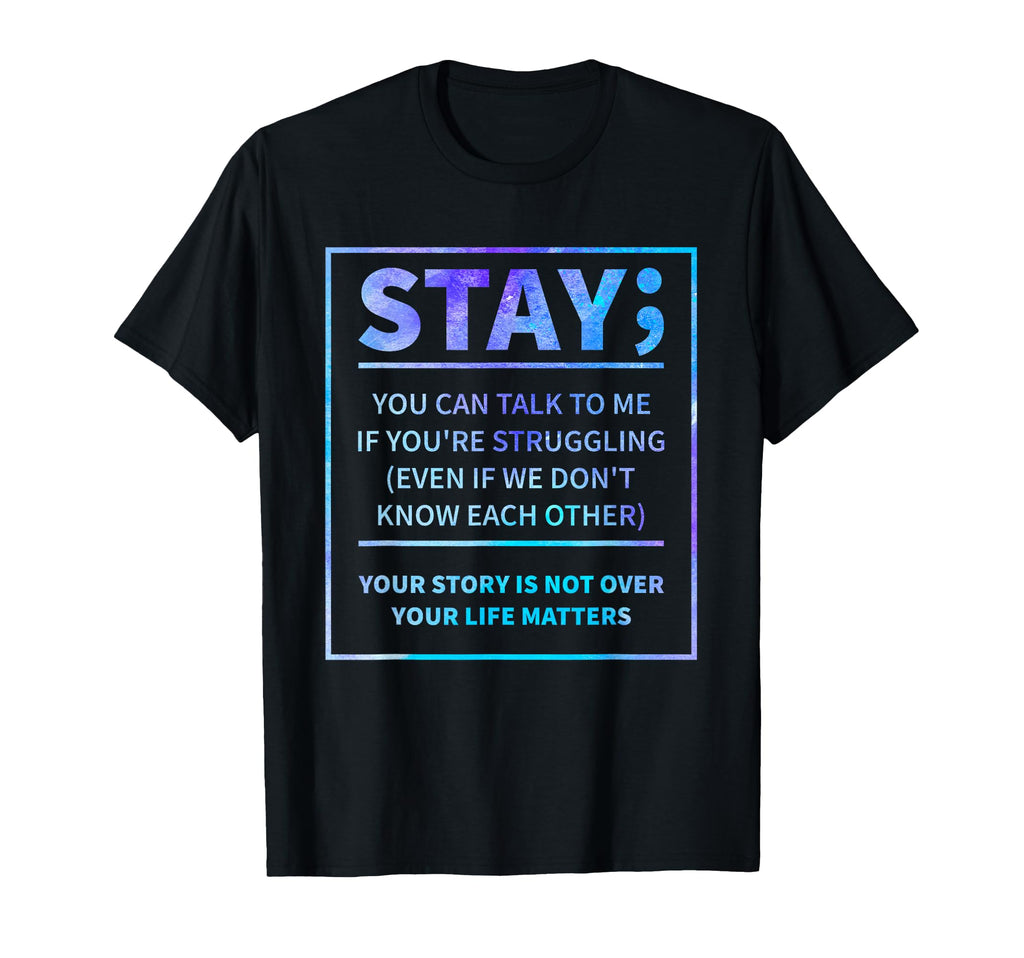 Suicide Awareness Prevention T-Shirt - Custom Art Print for Adults - T-Shirt, Sweatshirt, Hoodie