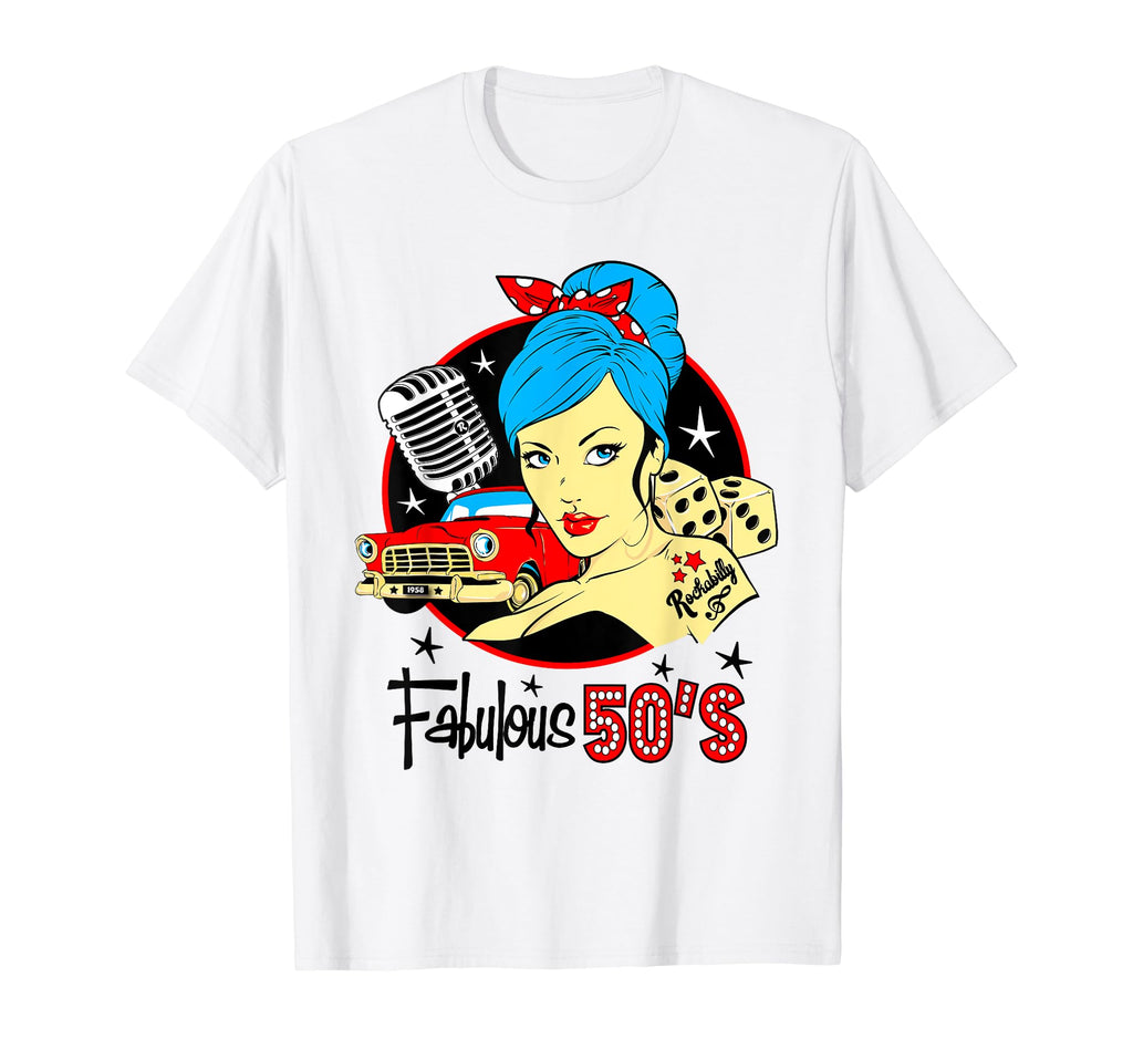 50S Rockabilly 1950S Sock Hop Doo T-Shirt - Casual Everyday Wear Men Women - T-Shirt, Sweatshirt, Hoodie