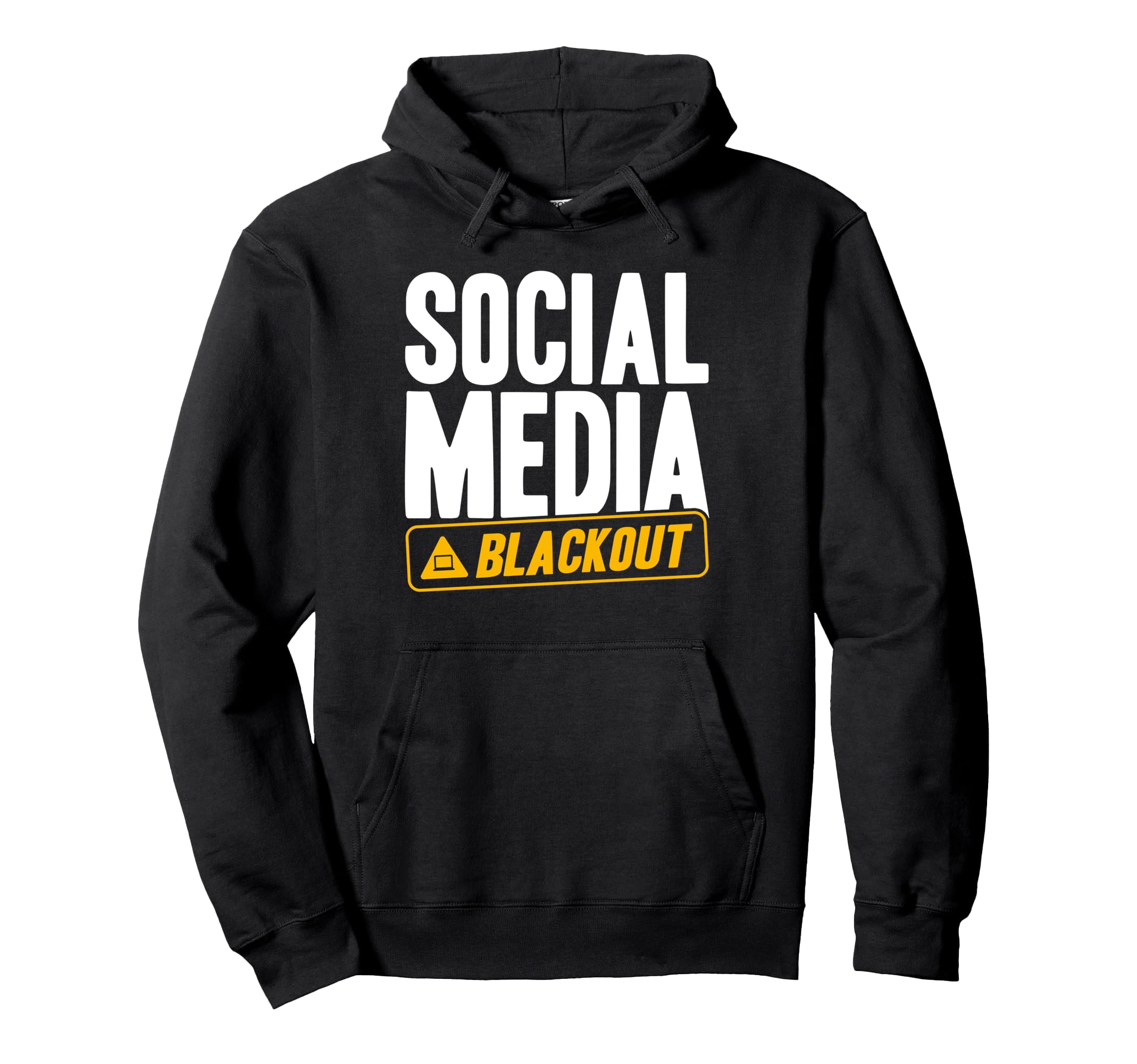 Antisocial Social Media Blackout Introvert Hoodie - Streetwear Style Unisex - T-Shirt, Sweatshirt, Hoodie