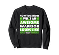 Mental Health Warrior Mental Sweatshirt - Casual Everyday Wear for Adults - T-Shirt, Sweatshirt, Hoodie