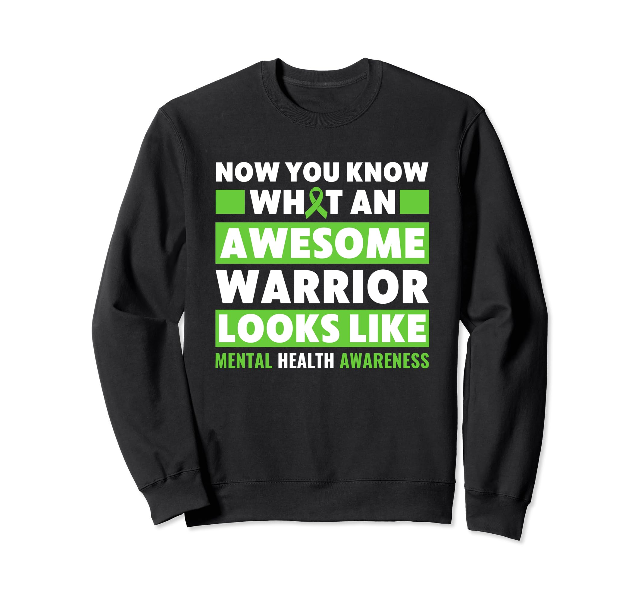Mental Health Warrior Mental Sweatshirt - Casual Everyday Wear for Adults - T-Shirt, Sweatshirt, Hoodie