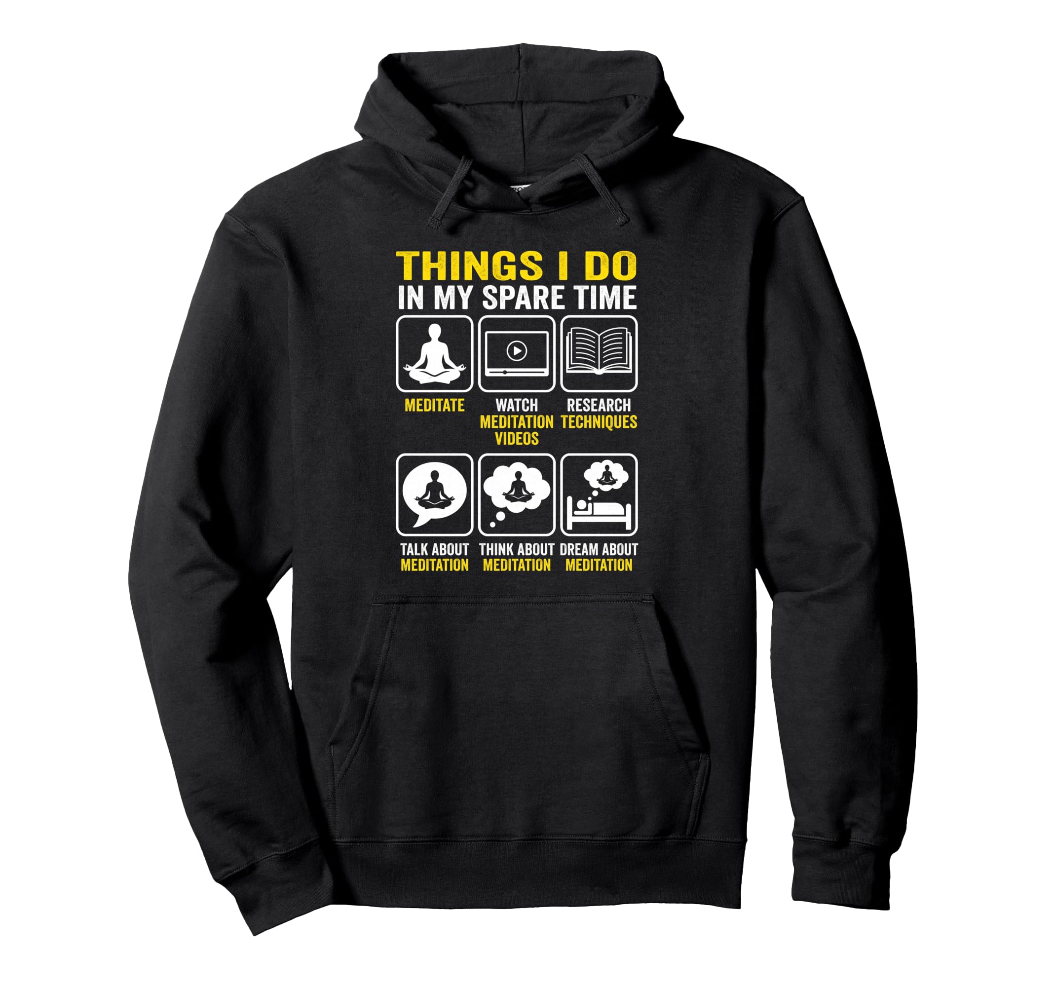 Things I Do My Spare Time Hoodie - Fun Novelty Design for Adults - T-Shirt, Sweatshirt, Hoodie