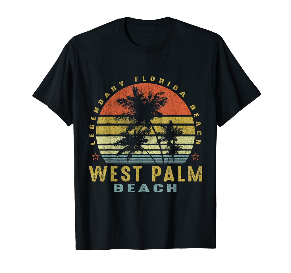 West Palm Beach Palm Sunset Beach Lover T-Shirt - Fun Novelty Design Unisex - T-Shirt, Sweatshirt, Hoodie