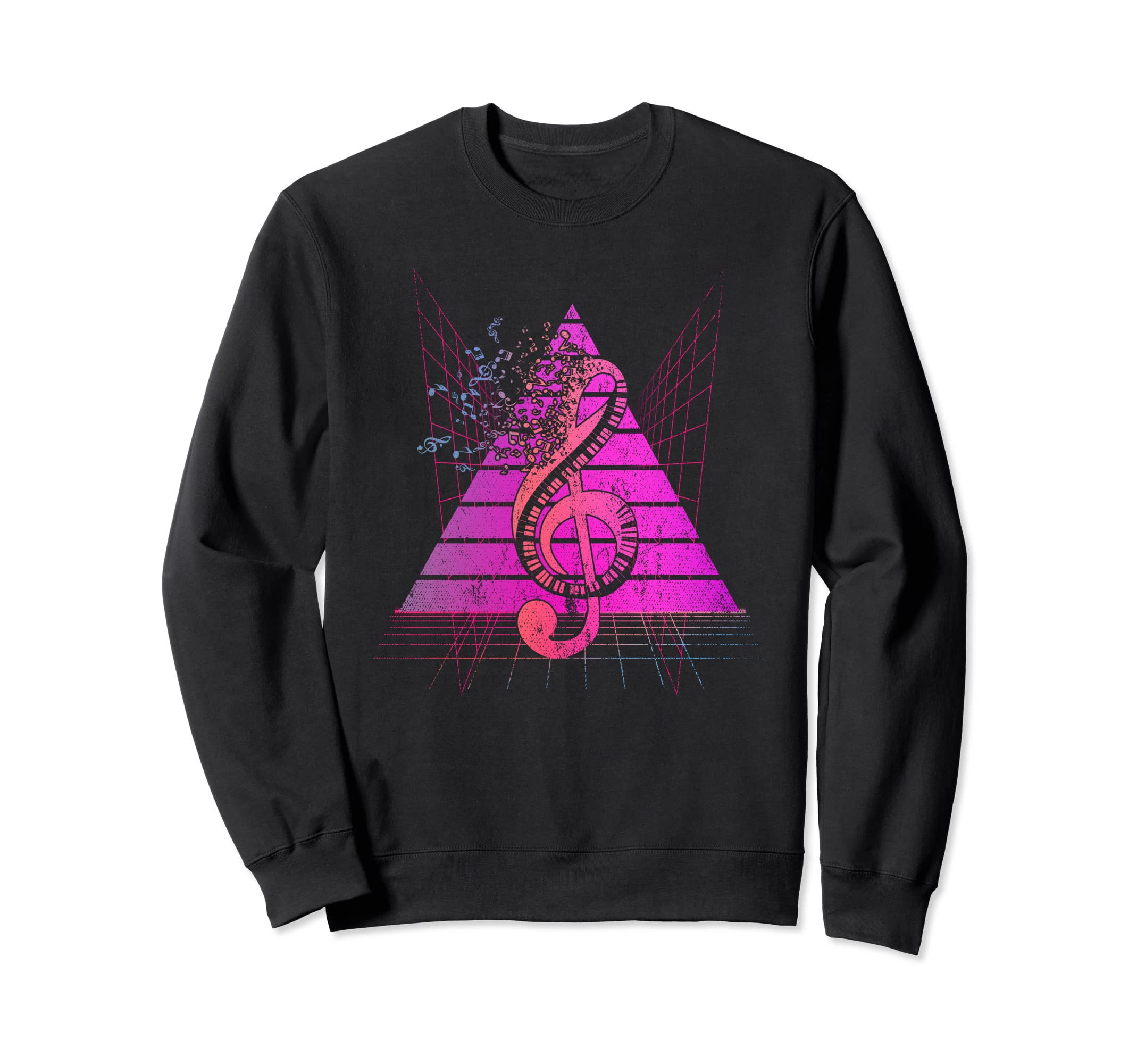 Vaporwave Art Synthwave 80S Music Sweatshirt - Custom Art Print for Adults - T-Shirt, Sweatshirt, Hoodie