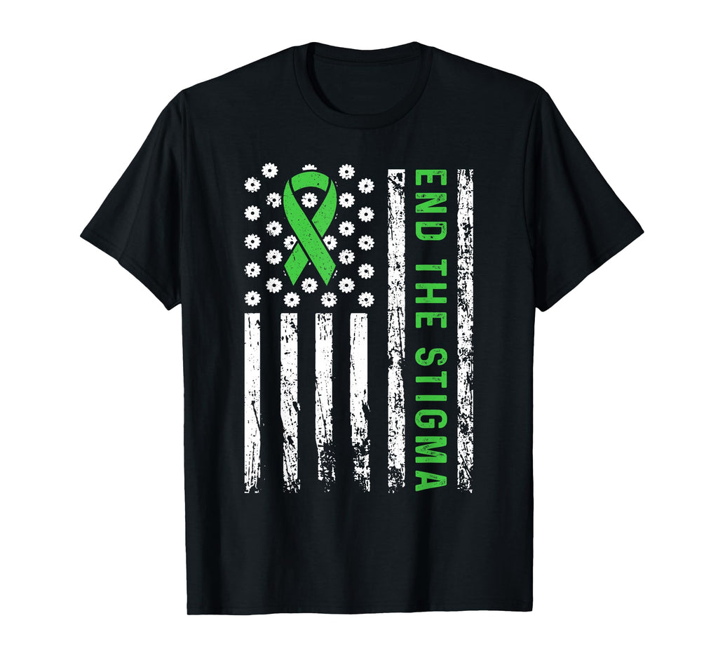 Mental Health Matters End Stigma T-Shirt - Novelty Apparel for Adults - T-Shirt, Sweatshirt, Hoodie
