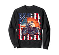 American Flag Motorcycle Sweatshirt - Fun Novelty Design Men Women - T-Shirt, Sweatshirt, Hoodie