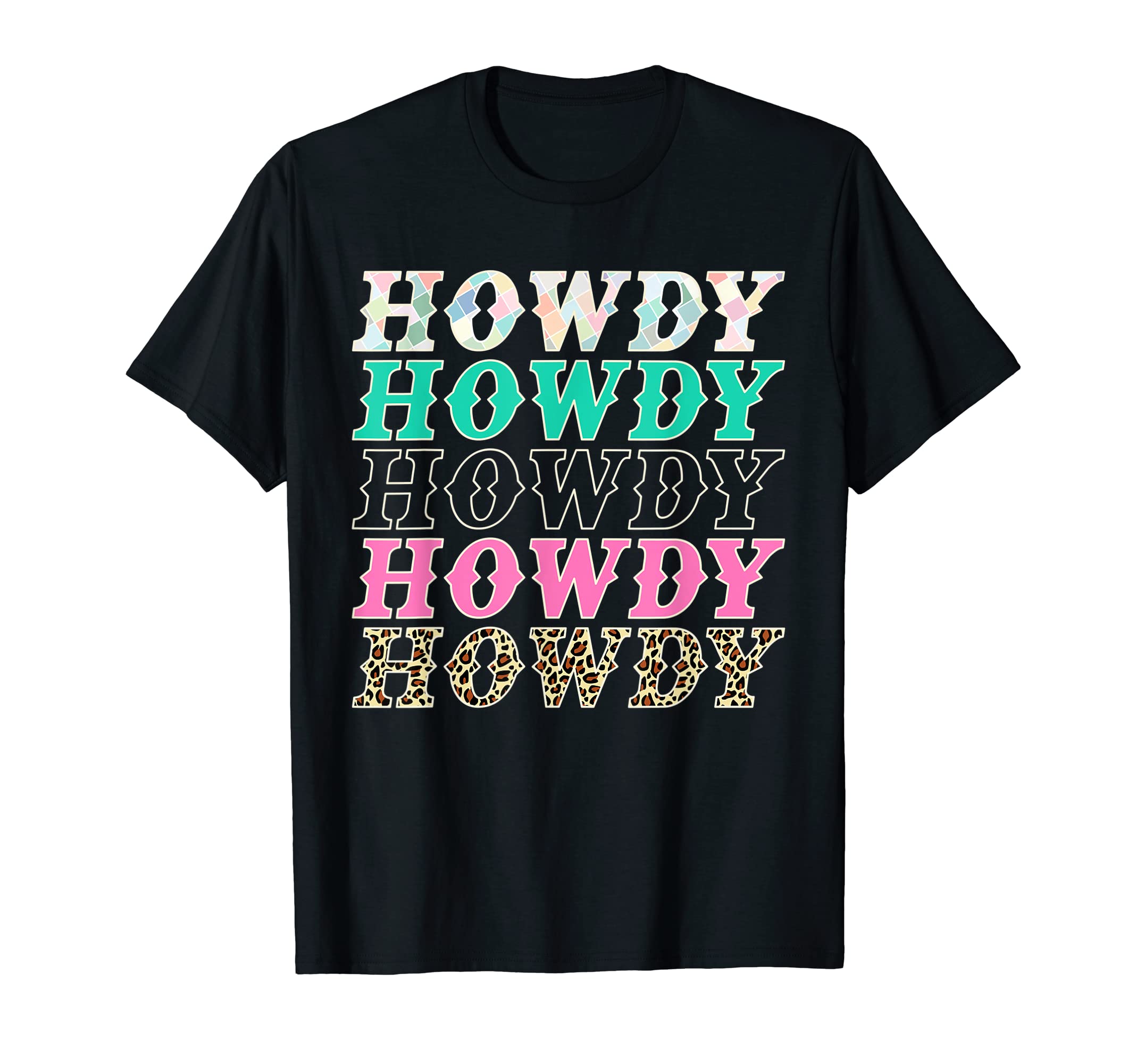 Cowboy Howdy Cowgirl Southern Western T-Shirt - Graphic Print Unisex - T-Shirt, Sweatshirt, Hoodie