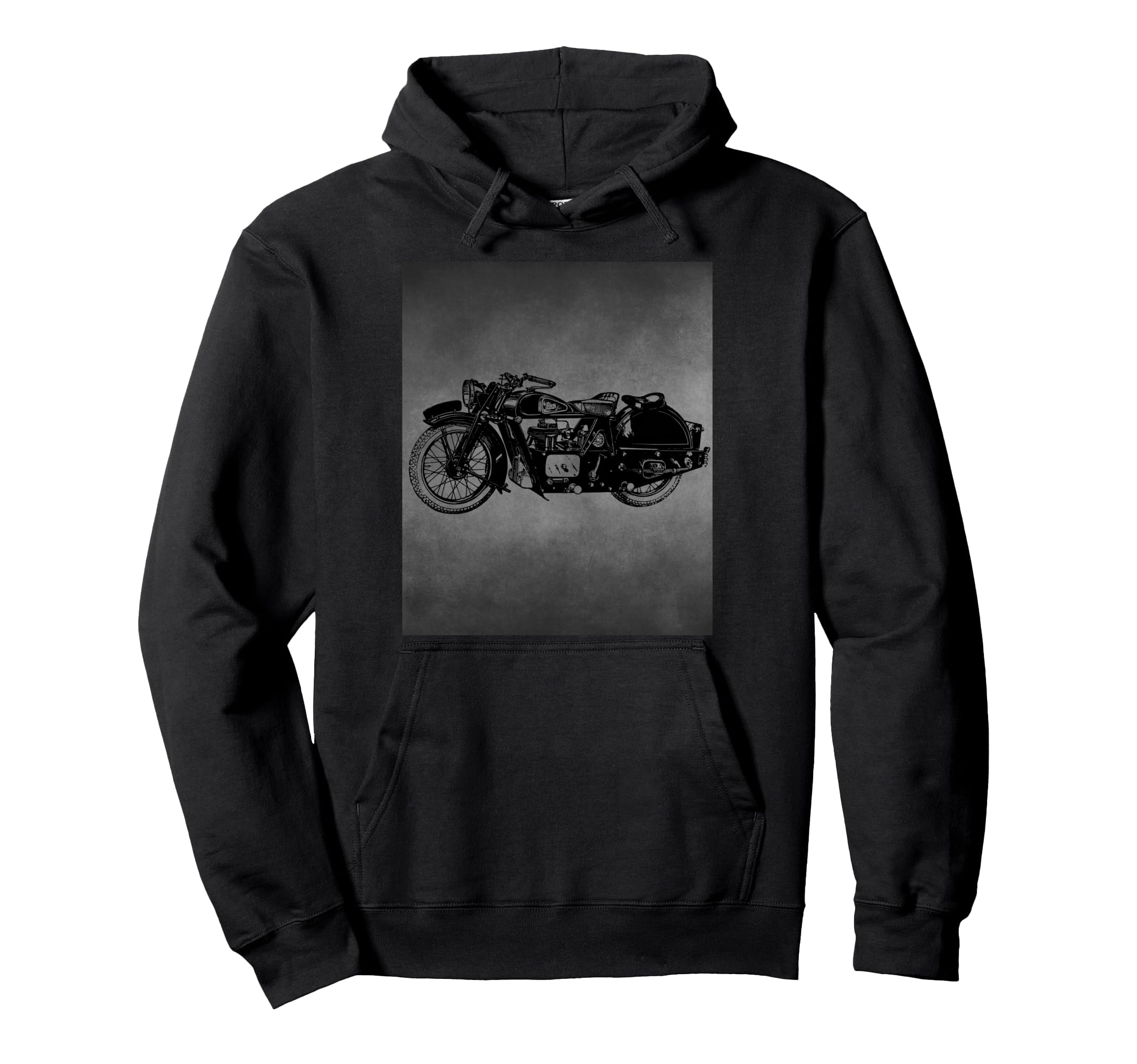 Motorcycle Drawing Hoodie - Aesthetic Graphic Unisex - T-Shirt, Sweatshirt, Hoodie